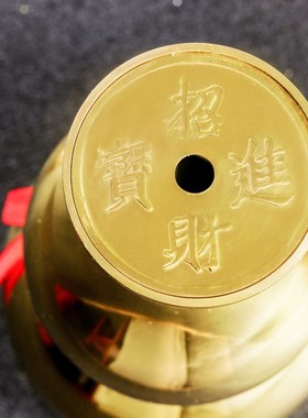 黄铜葫芦光亮面花瓶葫芦摆件开口葫芦挂件家居客厅卧室工艺品挂饰