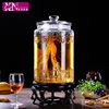 Thickened wine glass bottle 10kg 20kg household with faucet brewing medicinal wine jar soaking wine bottle glass sealed jar