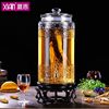 Thickened wine glass bottle 10kg 20kg household with faucet brewing medicinal wine jar soaking wine bottle glass sealed jar