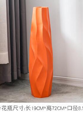 高档北庆欧客厅花瓶大型落地摆件电视旁边玄关家柜居装品饰喜乔迁