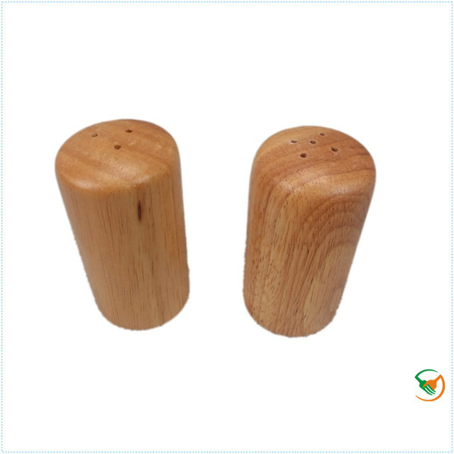 European catering utensils wooden pepper shaker Sichuan peppercorn storage tank wooden seasoning bottle five-hole seasoning bottle