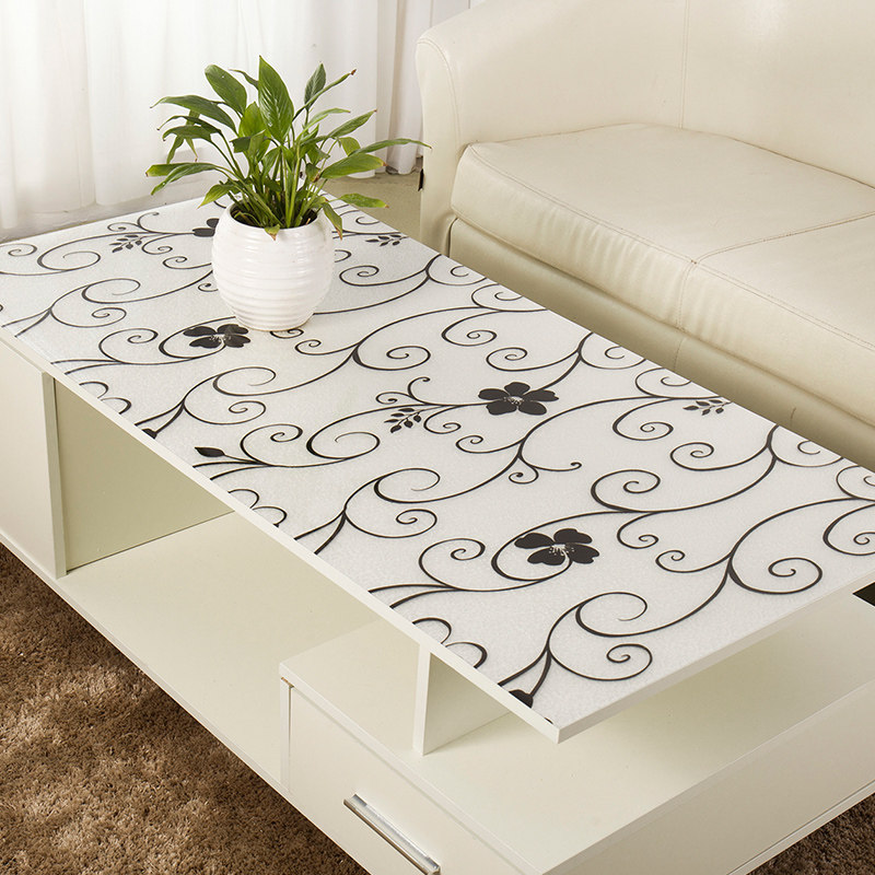 茶几桌布防水餐桌垫软玻璃pvc电视柜书桌塑料长方形椭圆形台布,淘宝优惠券,粉丝福利购,淘宝优惠卷