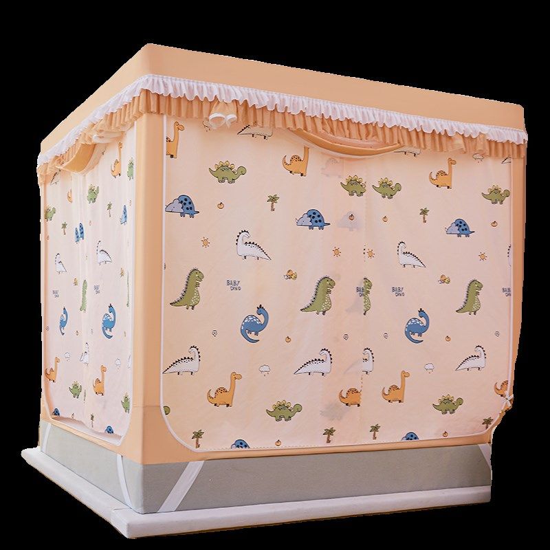 定制新款防摔蚊帐家用坐床式加厚加密床帘一体式全遮光防蚊蒙古包,淘宝优惠券,粉丝福利购,淘宝优惠卷