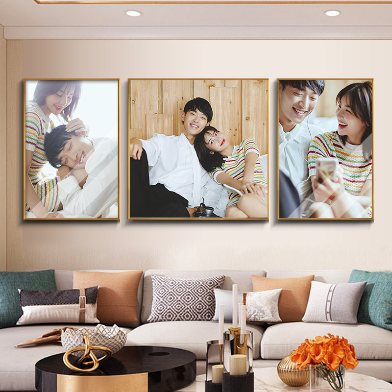 婚纱照放大挂墙加相框摆台定制影楼洗照片做成摆件水晶相片框制作,淘宝优惠券,粉丝福利购,淘宝优惠卷