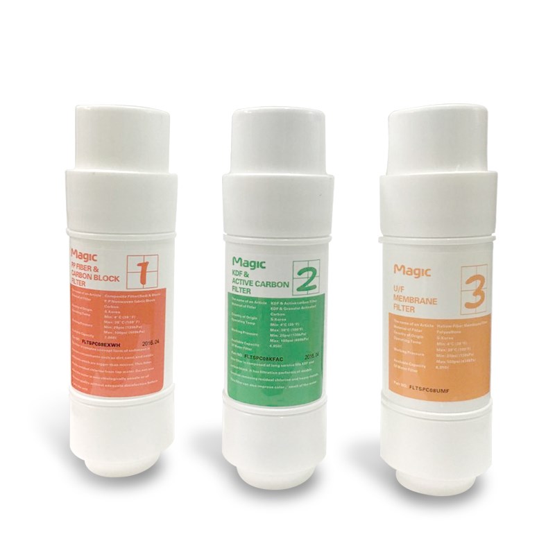 Mgic/美吉净水器台式直饮水机3条滤芯8210C 8200C 8230C 8207C - 图1