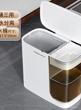 佳手茶水桶茶桶茶渣桶茶具茶帮台排Cmi7XNfe水管茶水分离垃圾设桶
