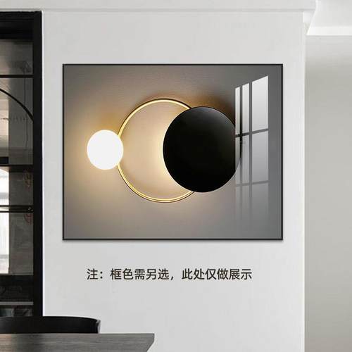 电关表箱奢装饰画现代QAO轻遮挡配电电闸箱盒弱电源开盒创意客厅 - 图0