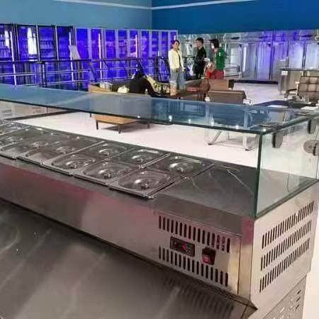 780保鲜台式柜冷藏展示柜沙台桌面披萨操台撒料台甜品点作菜冷拉,淘宝优惠券,粉丝福利购,淘宝优惠卷