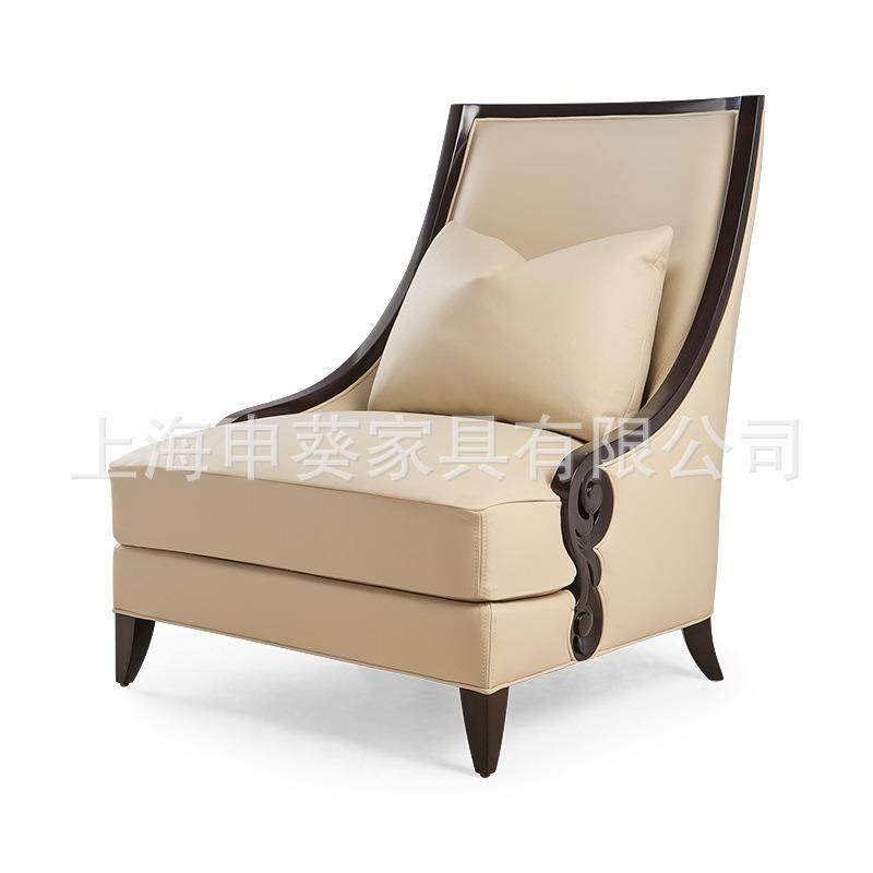 酒美式乡村复古经典会客沙发客厅布单人休沙发闲椅店别墅样艺00板,淘宝优惠券,粉丝福利购,淘宝优惠卷