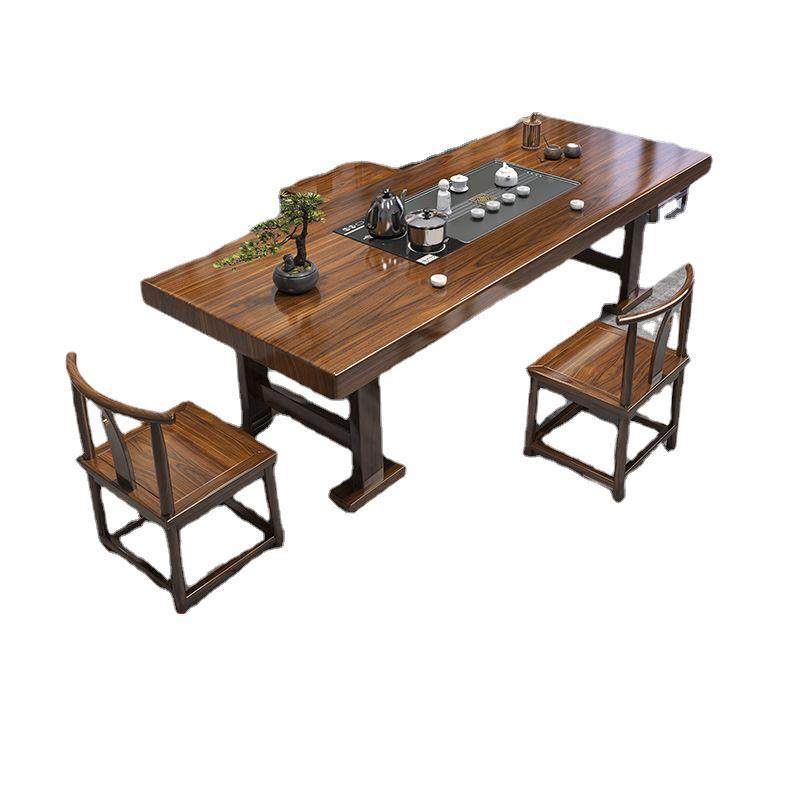 中实木大板式茶桌椅组合家客厅公室办烧水泡茶台泡茶桌BTW用椅组,淘宝优惠券,粉丝福利购,淘宝优惠卷
