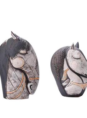 处美豹创意卡样通树脂摆件板房售楼桌面书柜书饰品家金属76小闹具