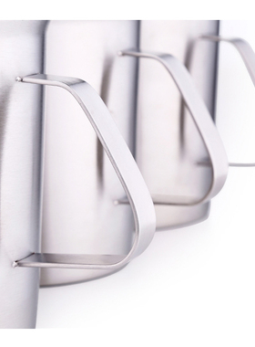 DIY香薰蜡烛不锈钢量杯融化蜡加热锅大豆蜡熔化工具1000ml大容量
