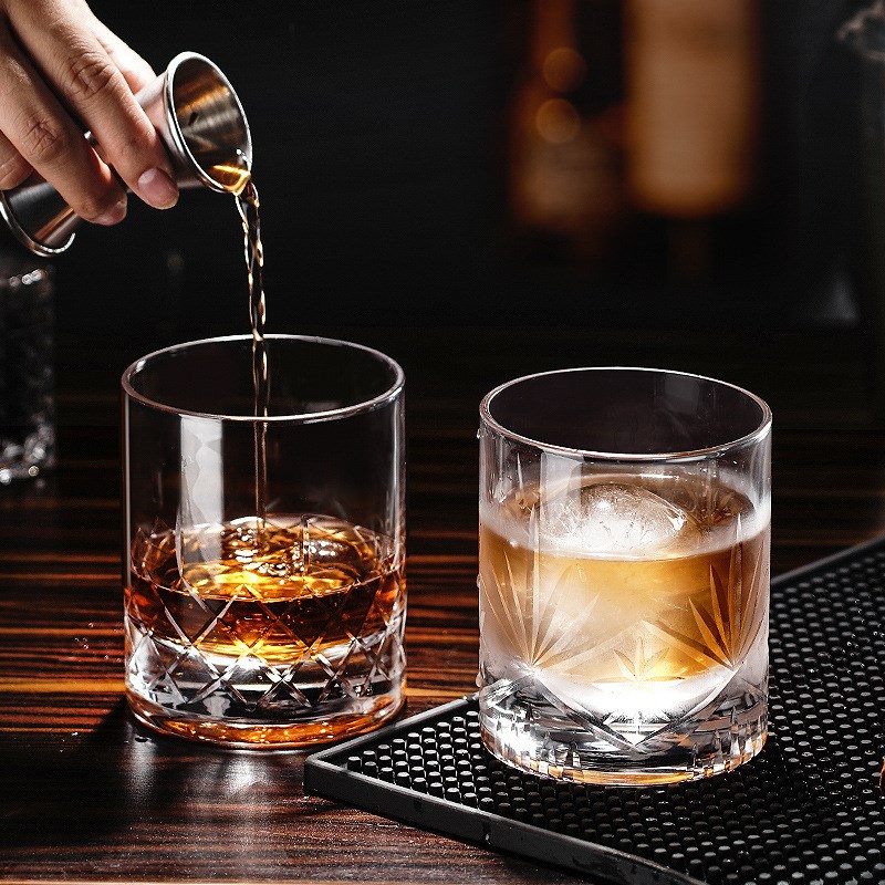 德国威士忌酒杯洋酒杯子水晶玻璃创意家用啤酒高端酒具套装水杯子 - 图1