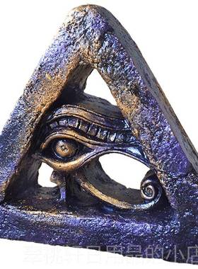 正品澳洛瑞斯古埃及纪念吧品荷斯之祝眼办公鲁室福酒创意装饰摆饰