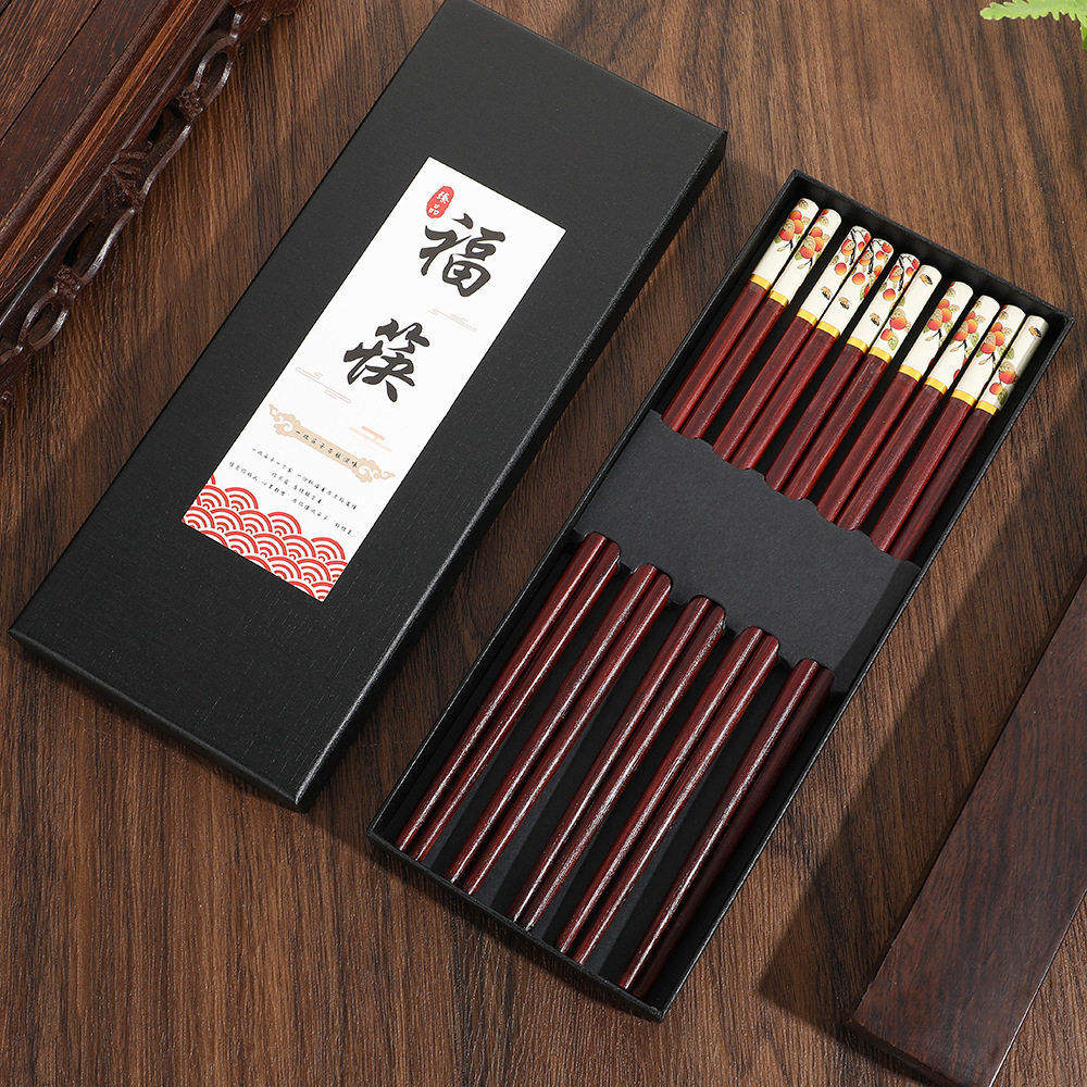 10点！【天降1.9】双柿柿如意筷子10双