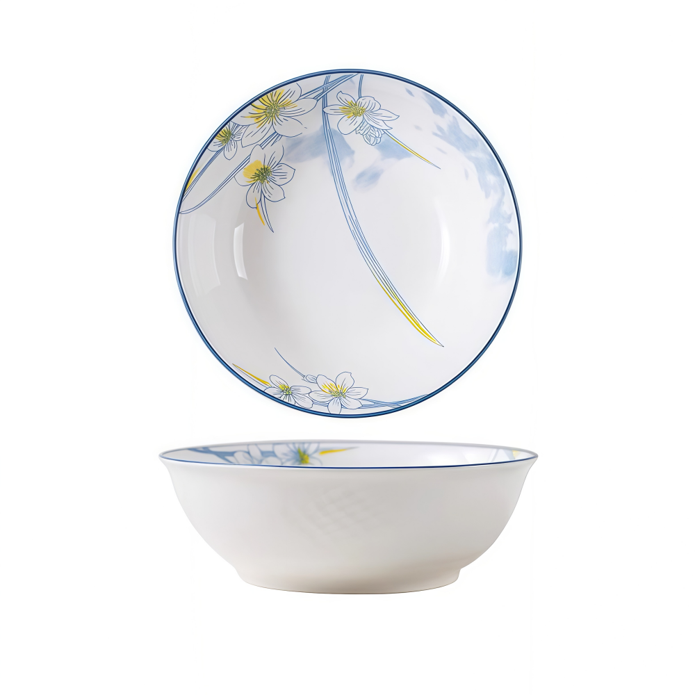 7英寸大号陶瓷面碗釉下彩陶瓷碗家用吃饭碗汤碗高颜值泡面碗餐具