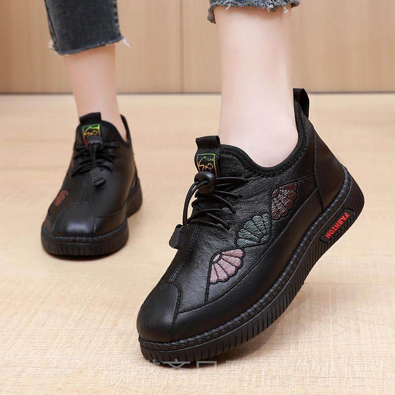 正品2靴023新款棉鞋女冬加绒暖保妈妈鞋防滑底棉靴软皮面防水中老,淘宝优惠券,粉丝福利购,淘宝优惠卷