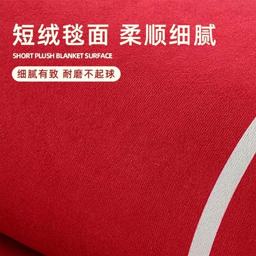 2025新款结婚红色喜庆防滑地垫布置门口进门垫子装饰耐脏免洗地毯 - 图1