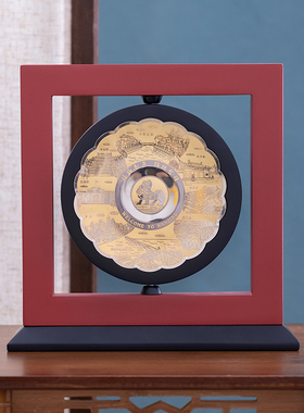 南京云锦元先手工非遗六则多运工艺品摆件礼盒送朋友长辈领导男女