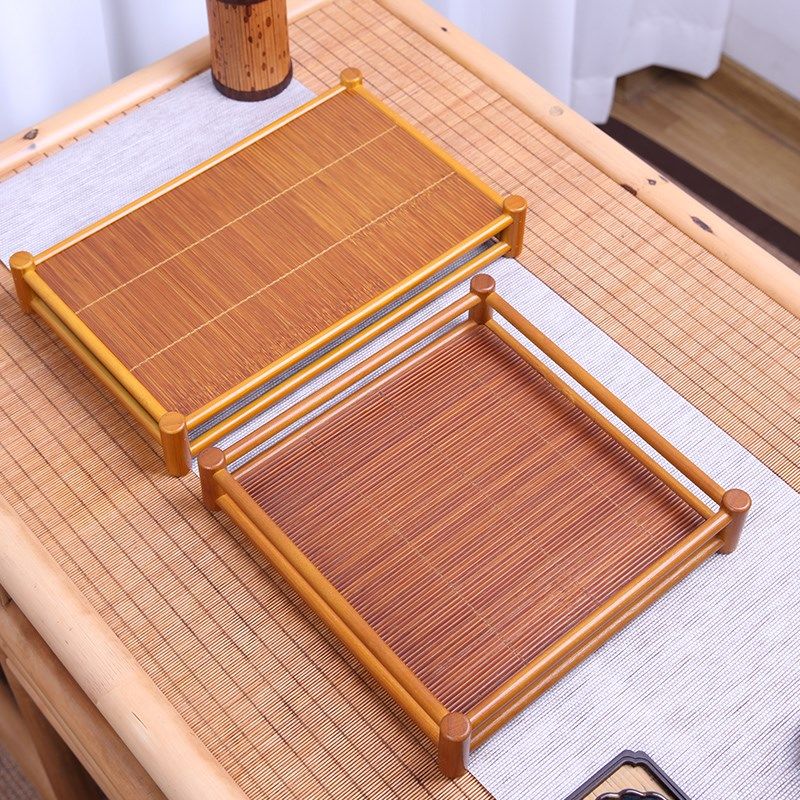 楠竹茶盘茶杯架沥水架茶壶收纳架茶棚茶托盘茶台桌面展示架博古架,淘宝优惠券,粉丝福利购,淘宝优惠卷