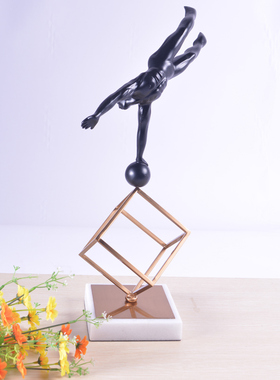 大厅玄关茶几摆设办公室摆件现代简约个性店内创意家具家庭装饰品