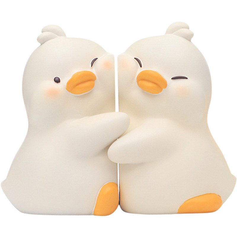 贴贴鸭可爱止怒桌面摆件书立多功能玄关治愈办公桌桌面装饰工艺品,淘宝优惠券,粉丝福利购,淘宝优惠卷