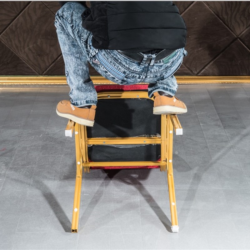 酒店椅子将军椅宴会椅婚庆贵宾椅会议展会活动椅红色饭店餐桌椅 - 图1