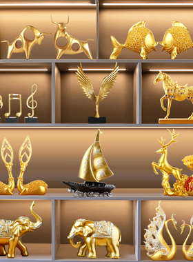 家居客厅酒柜装饰品摆件餐边柜子办公室桌面书房书柜现代高端组合