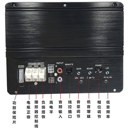 汽车音响功放板大功率重低音D类数字型纯低音重低音推双音圈喇叭 - 图1