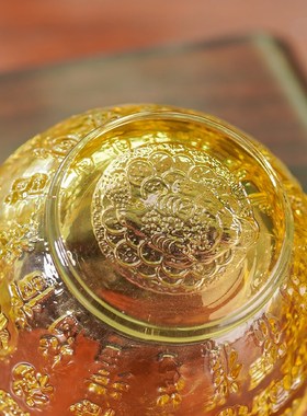 人造水晶招财百福缸聚宝盆桌面摆件家用客厅工艺品乔迁开业送礼