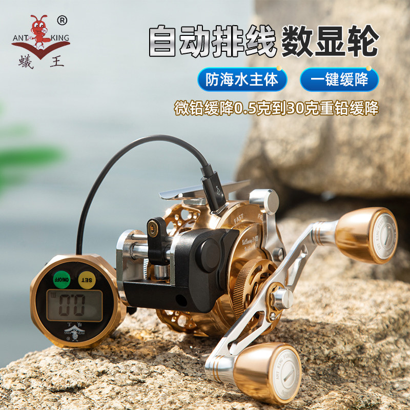 筏竿套装蚁王自动排线数显磁力缓降微铅重铅筏轮船钓桥筏钓竿全套,淘宝优惠券,粉丝福利购,淘宝优惠卷