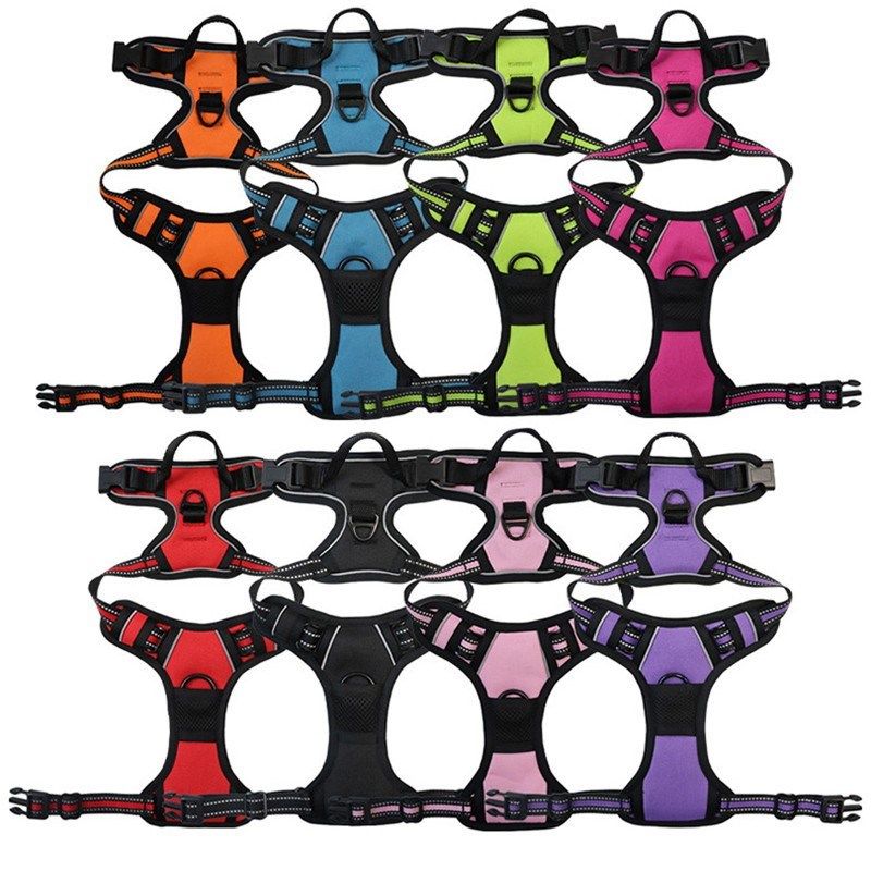 宠物狗狗双层胸背带防爆冲狗狗胸背带项圈卡扣牵引绳透气反光背心,淘宝优惠券,粉丝福利购,淘宝优惠卷