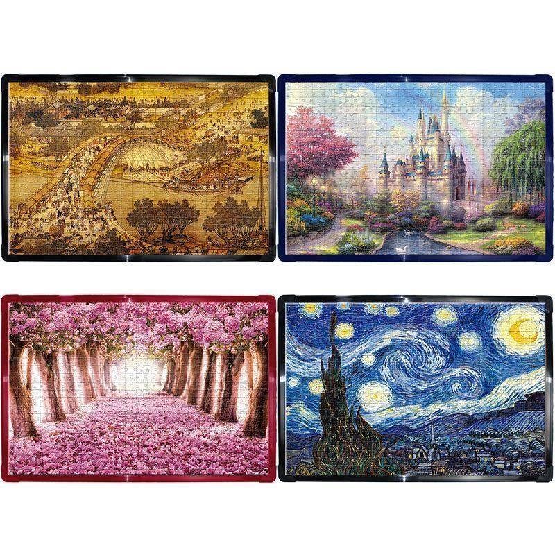 1000片拼图700*500mm相框大尺寸高分子简约塑料画框现代创意挂墙,淘宝优惠券,粉丝福利购,淘宝优惠卷