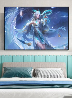 儿童房装饰画男孩女孩房间墙面挂画客厅卧室床头壁画幼儿园卡通画