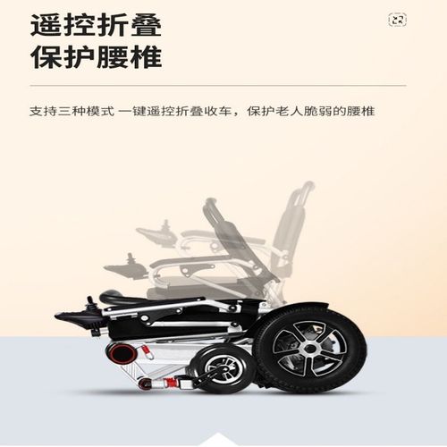 德国品质智能全自动电动轮椅超轻便便携式可折叠老年人小型代步车 - 图0