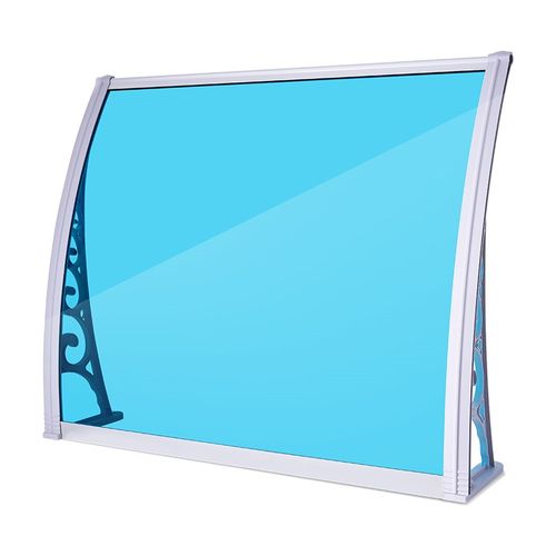 雨棚门头窗户屋檐阳台家用遮阳雨搭庭院防雨挡板防飘雨耐力板塑钢 - 图3