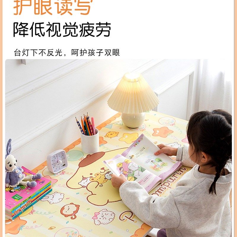 布丁狗书桌垫学生学习桌写字台电脑桌面垫桌布防水免洗皮革垫子,淘宝优惠券,粉丝福利购,淘宝优惠卷