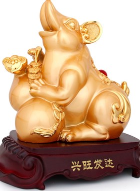 十二生肖摆件一套鼠牛虎兔龙蛇马羊猴鸡狗猪摆件客厅办公室工艺品