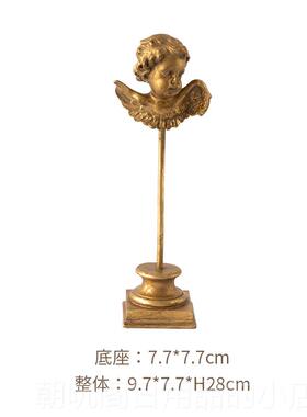 高档Ret盘ro复古宫廷ins风北件欧托摆轻奢文艺拍照怀旧道具欧 式