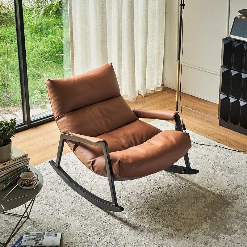 简约复古钢琴键摇摇椅懒人沙发椅大人躺椅阳台休闲椅摇椅客厅家用,淘宝优惠券,粉丝福利购,淘宝优惠卷