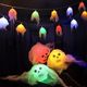 Halloween decoration skull lamp bar scene layout horror atmosphere decoration practical LED small colorful lights string lights