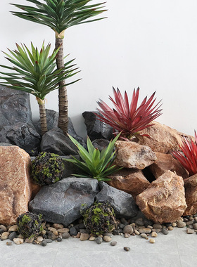 仿真悬浮泡沫假石头室内造景PU景观石道具商场酒店创意装饰摆件