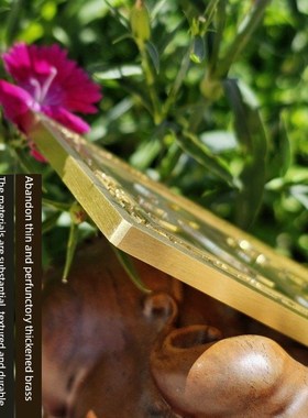 门到门横批装饰纯黄铜天冠祝福客厅入口入口门贴纸挂件电梯牌匾