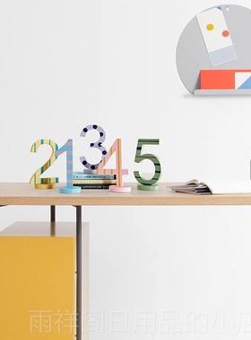 正品儿房桌面摆好件软装家居物字母数字饰创意木质售楼处样板童间