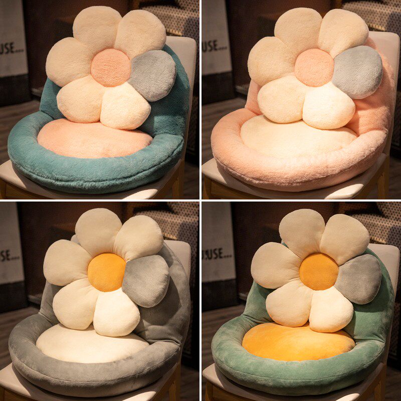 Flower cushion Japanese-style tatami futon lazy sitting on the floor bay window cushion home living room floor fart cushion soft
