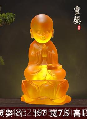 高档财神爷璃佛像招财店铺家用供宝奉元水公琉摆件树脂办室公司发