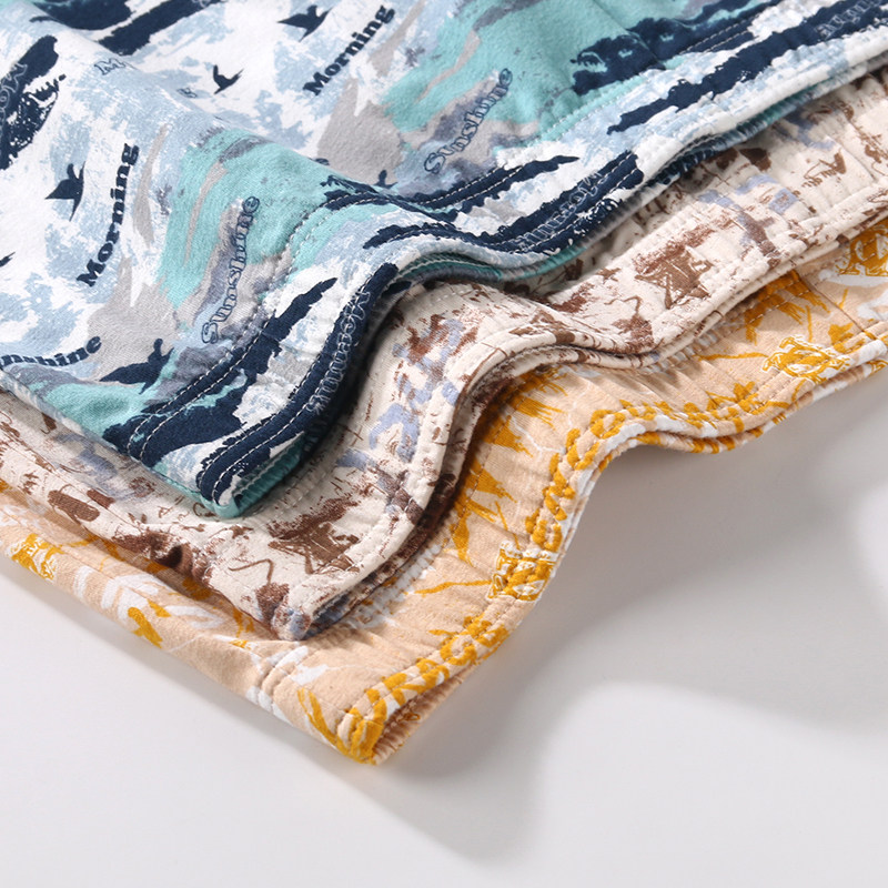 俞兆林男士内裤纯棉阿罗裤男款宽松四角短裤衩大码青少年居家睡裤,淘宝优惠券,粉丝福利购,淘宝优惠卷