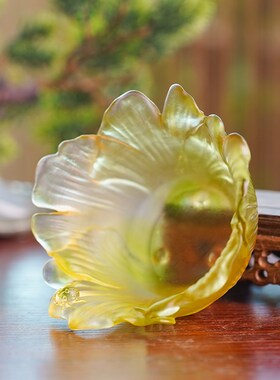 古法琉璃插花小花瓶家用客厅酒柜桌面装饰品软装饰品乔迁开业送礼