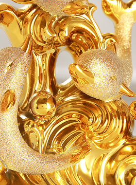 海豚摆件酒柜装饰品客厅隔断柜电视柜家居饰品桌面好看创意小摆饰