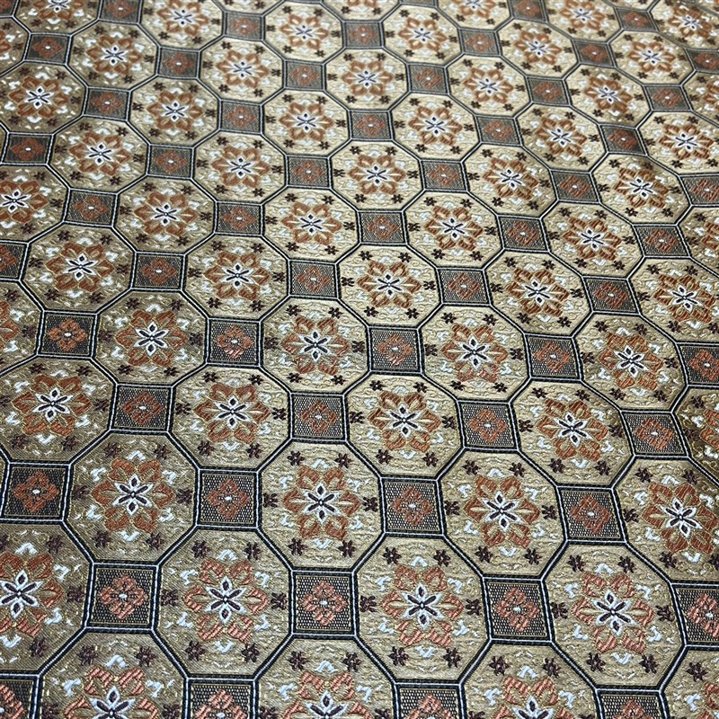 Imitation Song Dynasty brocade fabric Ruyi octagonal treasure pattern antique restored edge packaging brocade box calligraphy and painting framed antiques